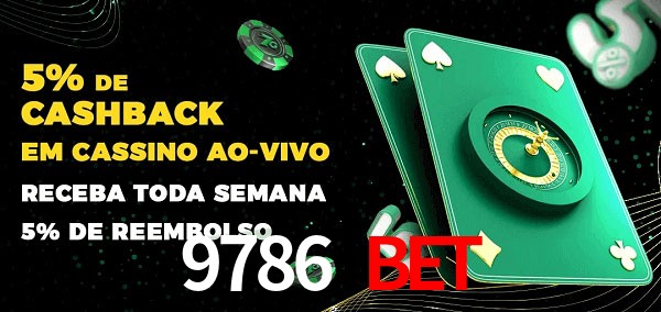 Promoções do cassino ao Vivo 9786 bet